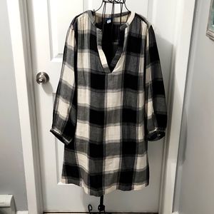 Buffalo plaid Tunic Dress